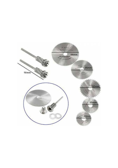 8 Parça Kesme Mini Diski Gravür Uç Seti Ahşap Kesici