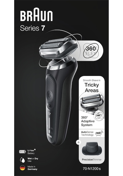 Braun Series 7 70-N1200S Kablosuz Tıraş Makinesi