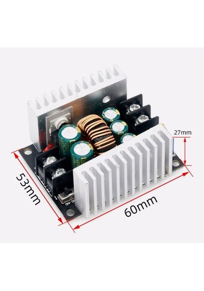 300w 20a Dc-dc Buck Dönüştürücü - Ayarlanabilir Gerilim Düşürücü Güç Kartı