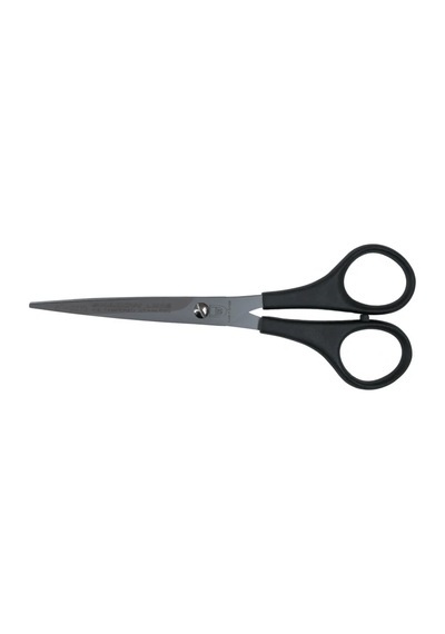 2215 M-528 Plastik Saplı Düz Makas No: 6 İnç / 15,24 Cm - Paslanmaz Çelik Aklby-bsva58