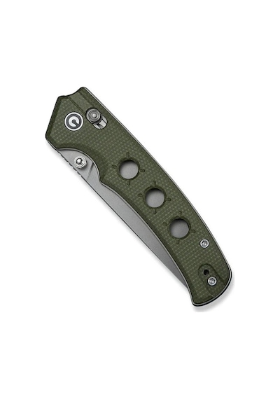 Civivi Noctis Olive Canvas Micarta Handle Stonewashed Nitro-v Blade Kamp Çakı Yeşil