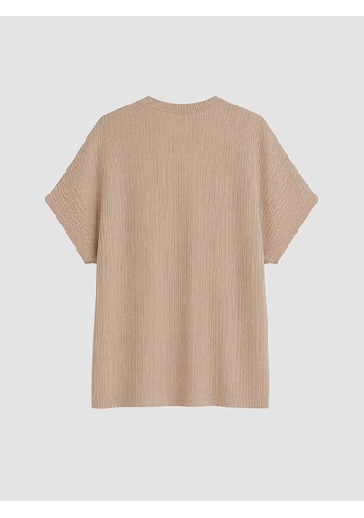 Lcw Everyday Bej Şal Yaka Oversize Kadın Triko Hırka Xl-2xl