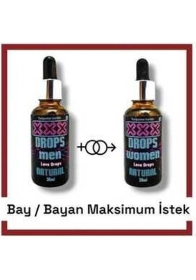 3x Erkek Istek Arttırıcılı Love Drops 30 Ml + 3x Kadın Istek Arttırıcılı Love Drops 30 Ml