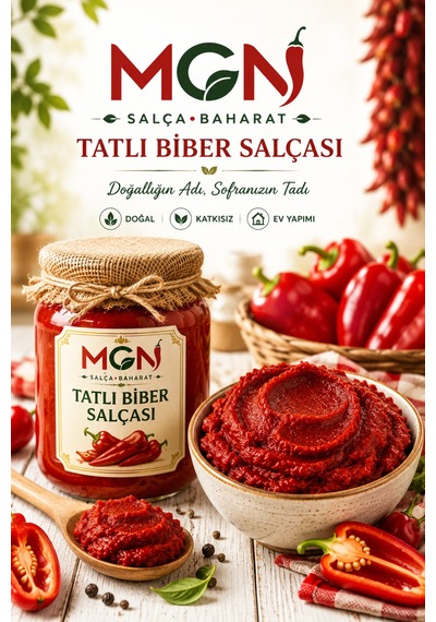 Ev Yapımı Güneş Kurusu Tatlı Biber Salçası 5kg