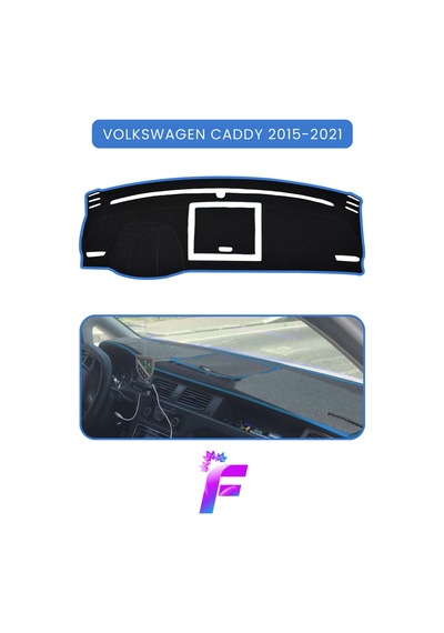 Volkswagen Caddy 2015-2021 Torpido Örtüsü Araca Özel Üretim Kolay Montaj Tam Uyum B83 Torpido Halısı