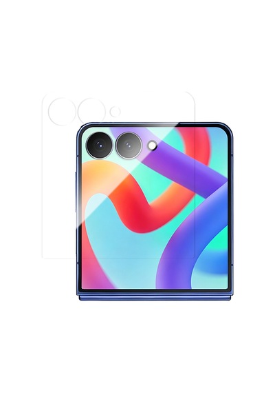 Galaxy Z Flip 7 Uyumlu Mohseven Sapphire Coating 2.5d Hd Temperli Cam Ekran Koruyucu Şeffaf