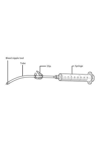 Shimano TL-BR001 Hidrolik Yağ Hava Alma Şırıngası Siyah