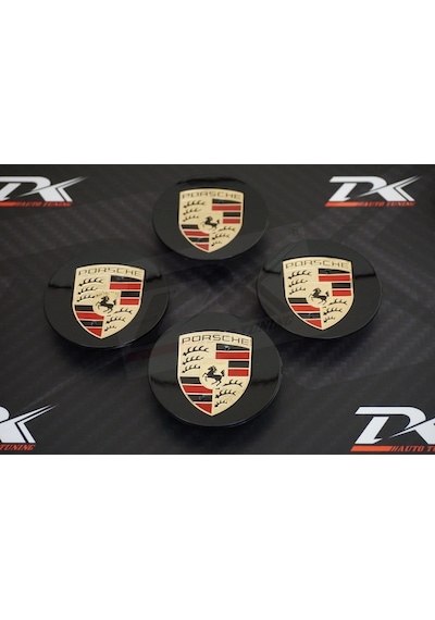 Porsche Jant Göbeği Kapak Seti 65Mm
