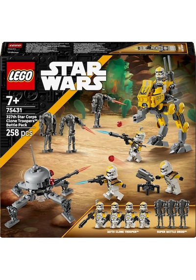 LEGO® Star Wars: Sith’in İntikamı 327. Star Corps Klon Trooper Savaş Paketi 75431 - 7 Yaş ve Üzeri Çocuklar için Oyuncak Yapım Seti (258P)