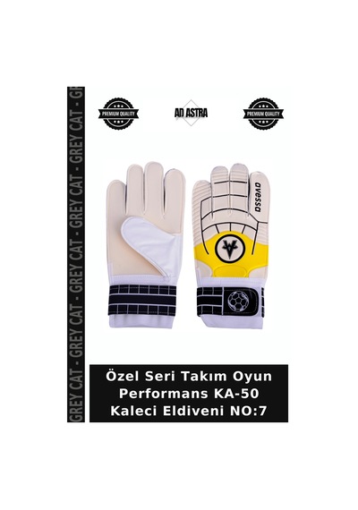 Özel Seri Takım Oyun Performans Ka-50 Kaleci Eldiveni No:7 Çok Renkli