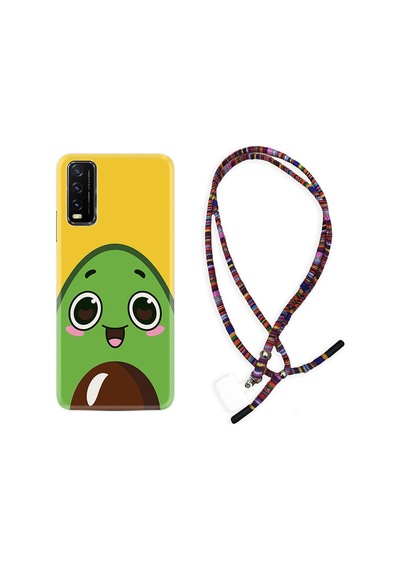 Vivo Y11S Kılıf Rasta Boyun Askılı Avo Şekerto 1626