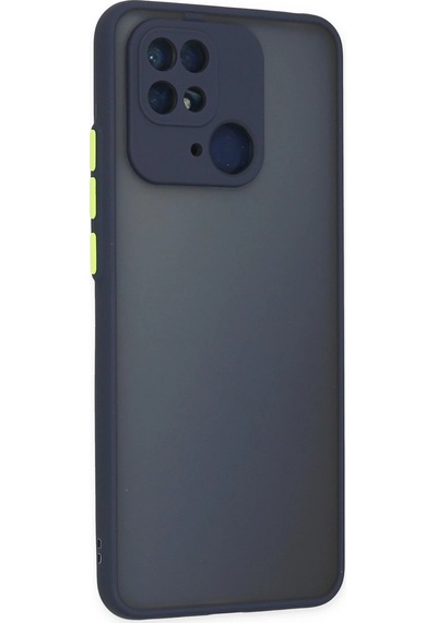 Ilkeshop Newface Xiaomi Redmi 10c Kılıf Montreal Silikon Kapak - Lacivert