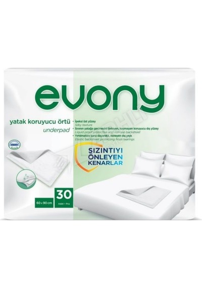 Evony Yatak Örtüsü 90x60 30'lu