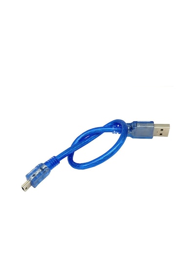 Alkatronik-30Cm Mini Usb Kablo Mavi 480 Mbps Usb 2.0 Hot Swap