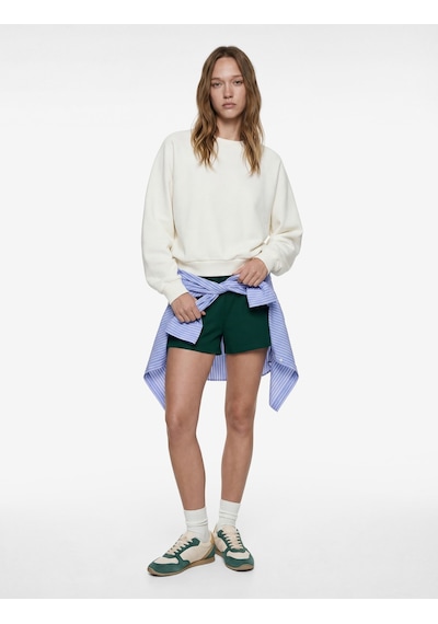 Koton Pamuklu Rahat Kalıp Şardonlu Uzun Kollu Bisiklet Yaka Sweatshirt Ekru 6sal10227ık Ekru Koton Pamuklu Rahat Kalıp Şardonlu Uzun Kollu Bisiklet Yaka Sweatshirt Ekru 6sal10227ık Ekru