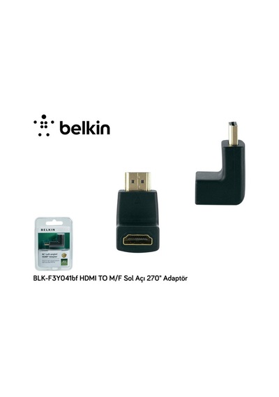 Belkin  Blk-F3Y041Bf Hdmı To M/F Sol Açı 270  Adaptör