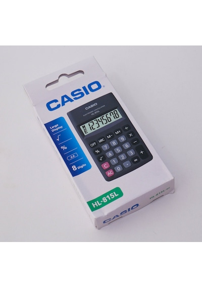 Casio HL-815L-BK 8 Hane Hesap Makinesi