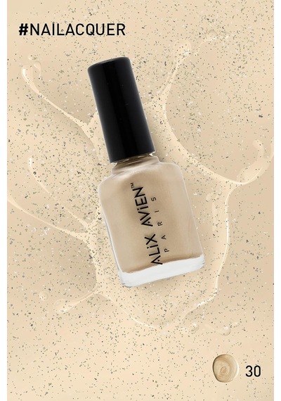 Sedefli Gold Oje 30 - Yüksek Pigmentli Uzun Süreli Kalıcılık Hızlı Kuruma - Nail Lacquer 30