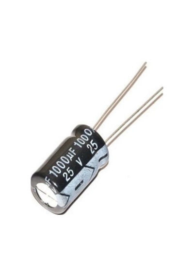 1000uf 25v Elektrolitik Kondansatör 10x16 5mm 85c