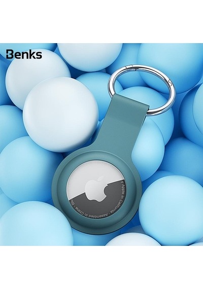 Benks Apple Uyumlu AirTag Kılıf & Anahtarlık - Premium Silikon Kılıf
