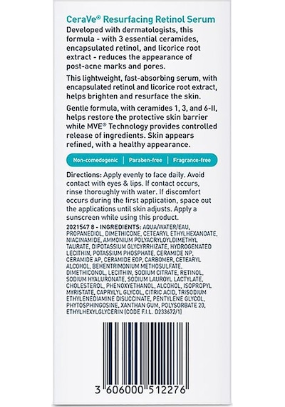 Cerave Resurfacing Retinol Serum 30 ML