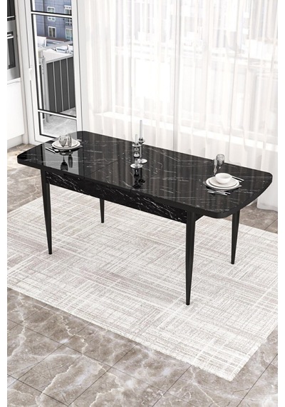 Canisa Concept Canisa Kor Serisi 70x114 Açılabilir Siyah Mermer Desenli Mutfak Masası Masa Siyah Mermer Desenli Ayakları Siyah Canisa Concept Canisa Kor Serisi 70x114 Açılabilir Siyah Mermer Desenli Mutfak Masası Masa Siyah Mermer Desenli Ayakları Siyah