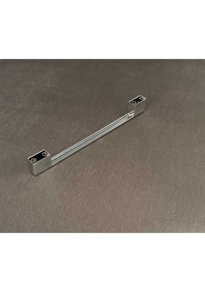 Star Parlak Krom Mutfak Dolap Çekmece Köprü Kulp 224 Mm 256 Mm 22,4 Cm - 25,6 Cm 3 Adet