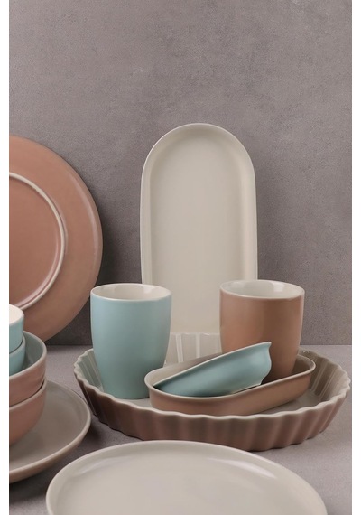 Soft Mug Bardak Somon Beyaz - Çok Renkli