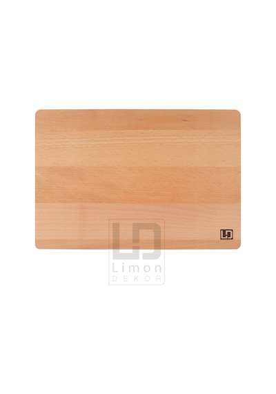 Masif Kayın Yüksek Ayaklı Servis Ve Doğrama Tahtası 33x22.5x8 Cm Ergonomik, Gıdayla Temasa Uygun Ahşap