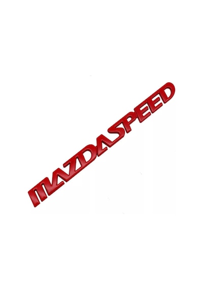 Mazda Speed Kırmızı Bagaj Yazısı 3m 3d Abs Mazda Mx-3