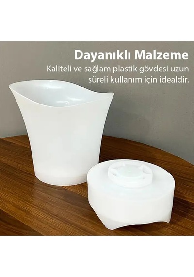 Ezere Hoparlör Buz Kovası 5l Bluetooth Hoparlör Ile Renkli Buz Kovası Led- 5775