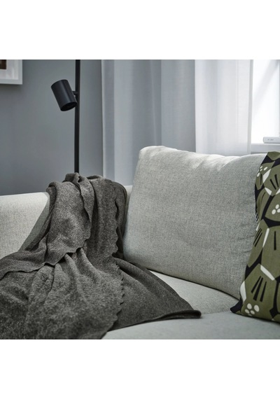 Ikea Daggkapor Polar Koltuk Örtüsü Tek Kişilik 130 X 170 Cm Koyu Gri
