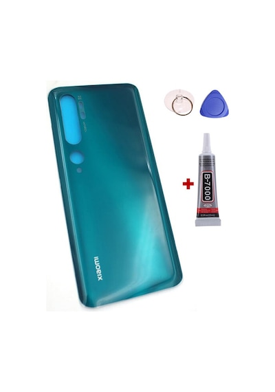 Xiaomi Mi Note 10 Pro Yeşil Arka Kapak Batarya Kapağı Pil Kapağı Yapışkan Ve Sökme Aparatıyla Beraber Full Set Yeşil