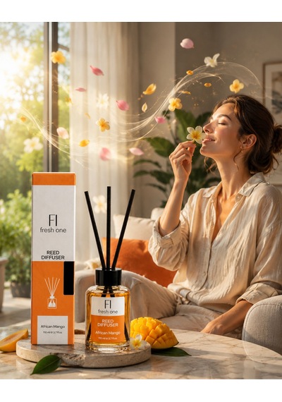 African Mango Çubuklu Oda Kokusu 110 Ml Tropikal Mango Esintili Kalıcı Ferah Ortam Kokusu