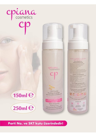 Cpiana Cilt Enzim Peeling Köpüğü Argan Yağlı 150ml