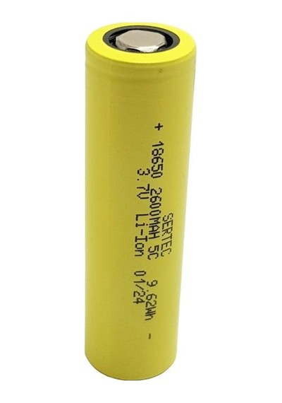 Sertec 18650 3.7v 2600 Mah 5c Li-ıon Şarjlı Pil-1 Adet