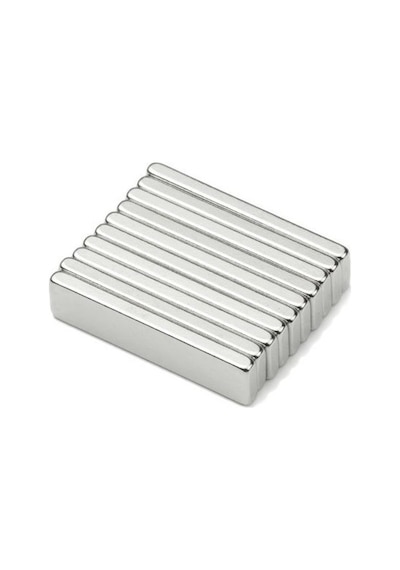 10 Adet - Köşeli Neodyum Mıknatıs, 20x6x3 Mm, Süper Güçlü Magnet, N35 Kalite