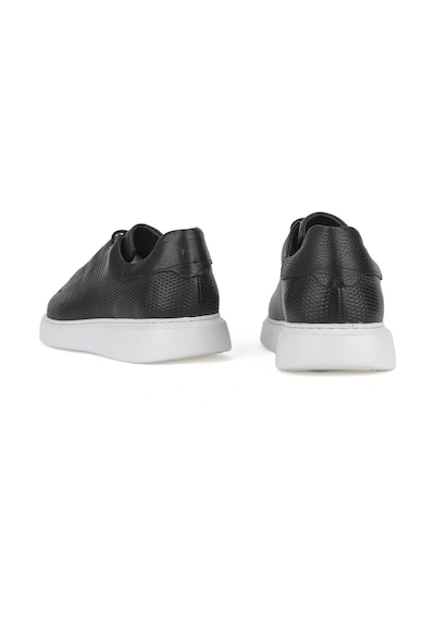 Ziya, Erkek Hakiki Deri Sneaker 1531026z8552 Siyah 1531026z8552 000 Siyah