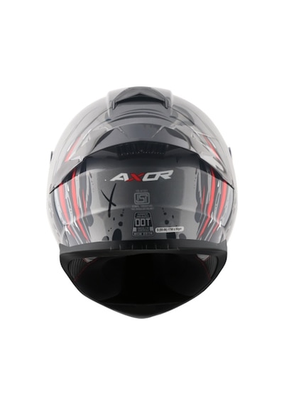 Axor Saber Savage - Athena Grey Grey Ece 22.06 Kapalı Kask Gri - Titanyum