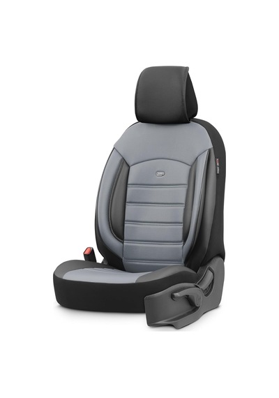 Tr Inspire Design Premium Deri Ekstra Destekli Universal Oto Koltuk Kılıfı Tam Set Füme-siyah Genel