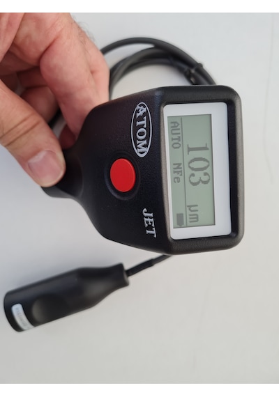 Kablolu Atom Jet Boya Ölçüm Cıhazı Demir+Alüminyum Ölçer Uzman