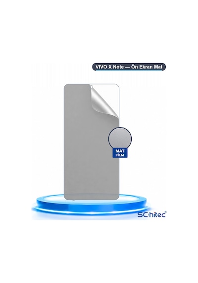 Schitec Vıvo X Note Uyumlu Ön Yüzey Mat Hidrojel Ekran Koruyucu