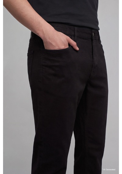 Defacto Straıght Fıt Normal Bel Boru Paça Jean Pantolon H7527ax26aunm40 Siyah-nm40