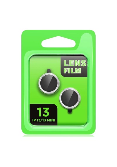 Apple İphone 13 Mini Uyumlu Raze Metal Kamera Lens - Kırmızı