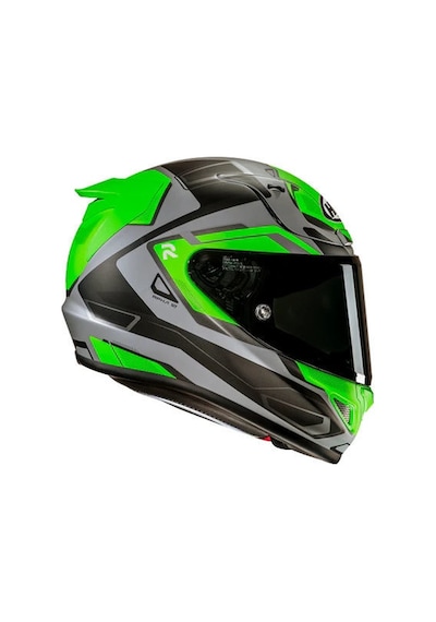Hjc Rpha12 Brels Mc4hsf Kapalı Motosiklet Kaskı Gri - Yeşil