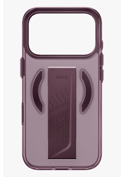 Apple iPhone Uyumlu 18 Pro Kılıf Flexgrip Tutma Bandı Dayanıklı Sararmayan Kapak Şık Görünüm Patentli Tasarım Mürdüm