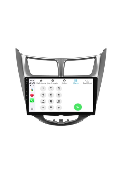 Hyundai Accent Blue Android Multimedya Sistemi 2011-2017 Crv-4260xd Gri Çerçeve 9"