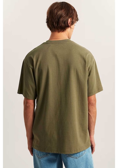 Vans Left Chest Iı Loose Ss Erkek Koyu Yeşil T-shirt - Vn000p1p
