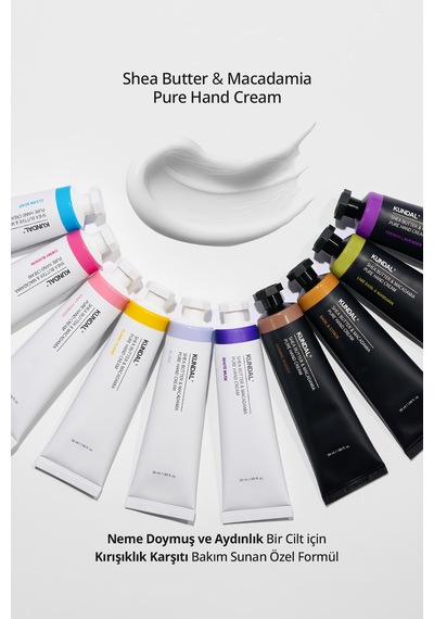 Besleyici El Kremi Kundal Shea Butter & Macadamia Pure Hand Cream Aroma Edition 50ml Basil & Citrus