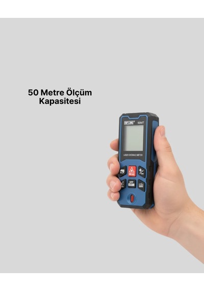 Astraltech Dijital Lazer Metre 50 M Ölçüm Kapasiteli
